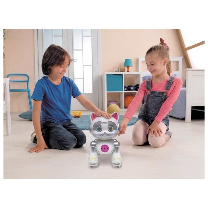 LEXIBOOK - Cyber Power Kitty – Mon fidele compagnon high-tech - Commande vocale télécommandé - Danse marche imite un vrai LEXIBOOK - Cyber Power Kitty – Mon fidele compagnon high-tech - Commande vocale télécommandé - Danse marche imite un vrai