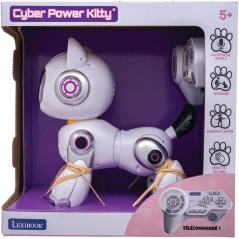 LEXIBOOK - Cyber Power Kitty – Mon fidele compagnon high-tech - Co