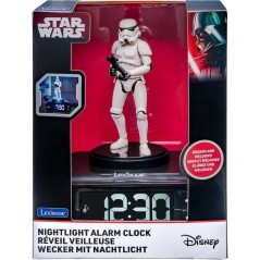 LEXIBOOK - Réveil digital avec veilleuse Stormtrooper et effets sono
