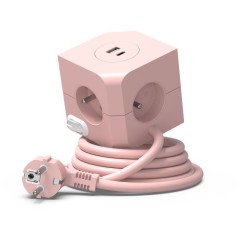 Cube multiprise avec double port USB - LINK2HOME - 4 prises secteur 16