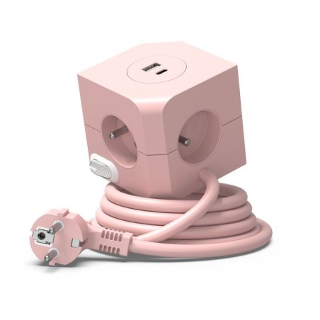 Cube multiprise avec double port USB - LINK2HOME - 4 prises secteur 16