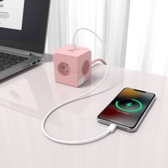 Cube multiprise avec double port USB - LINK2HOME - 4 prises secteur 16