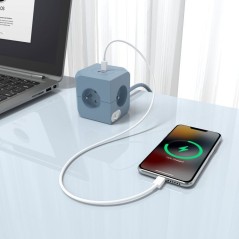 Cube multiprise avec double port USB - LINK2HOME - 4 prises secteur 16