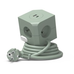 Cube multiprise avec double port USB - LINK2HOME - 4 prises secteur 16