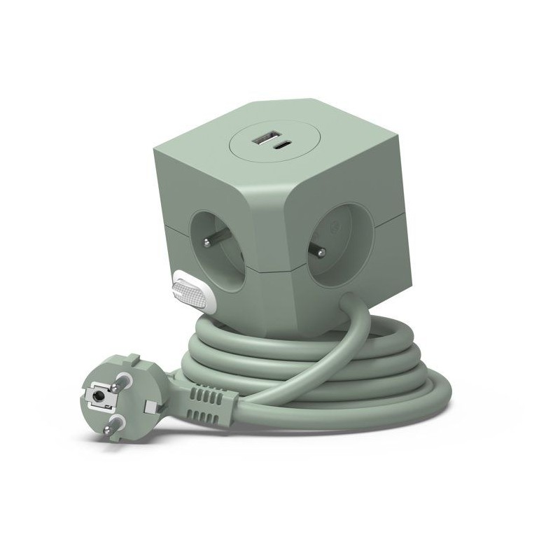 Cube multiprise avec double port USB - LINK2HOME - 4 prises secteur 16