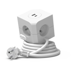 Cube multiprise avec double port USB - LINK2HOME - 4 prises secteur 16