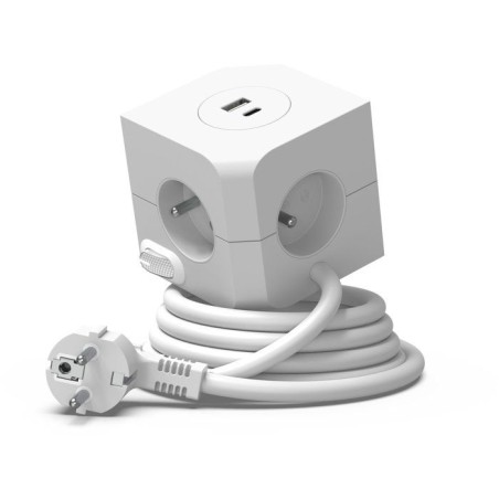 Cube multiprise avec double port USB - LINK2HOME - 4 prises secteur 16
