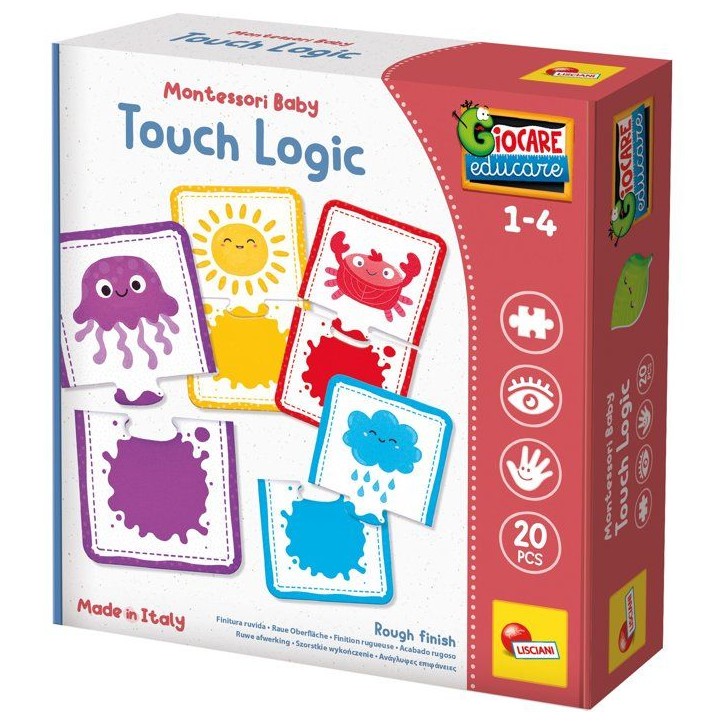 Jouer Apprendre Baby Logic Pieces Sensitives - Jeu éducatif tactile - LISCIANI - Couleurs et logique