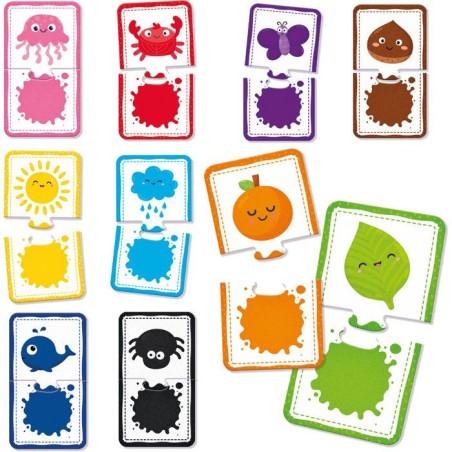 Jouer Apprendre Baby Logic Pieces Sensitives - Jeu éducatif tactile - LISCIANI - Couleurs et logique