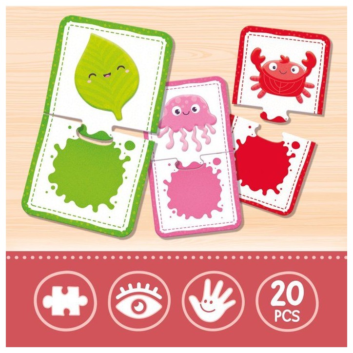 Jouer Apprendre Baby Logic Pieces Sensitives - Jeu éducatif tactile - LISCIANI - Couleurs et logique