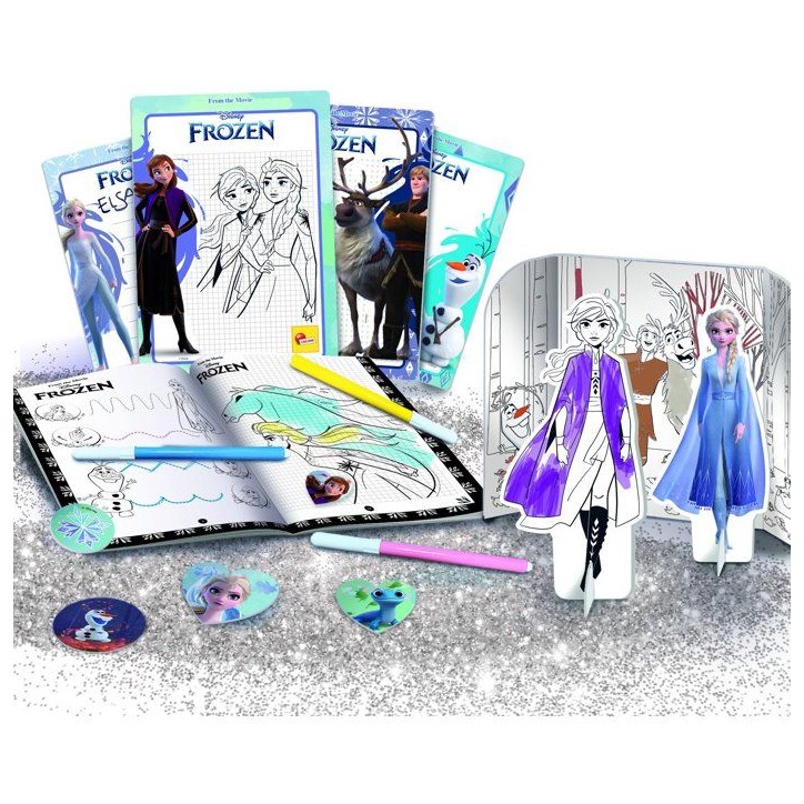 Sac a dos école de dessin et coloriage - LISCIANI - Frozen - Dessin et coloriage - Format nomade