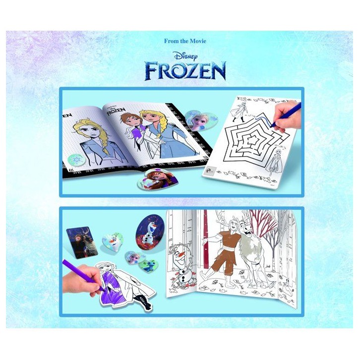 Sac a dos école de dessin et coloriage - LISCIANI - Frozen - Dessin et coloriage - Format nomade