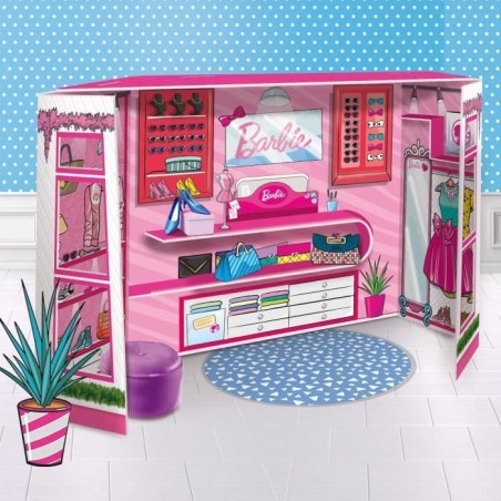 Boutique de Mode - Kit Créatif - LISCIANIGIOCHI - BARBIE - Poupée, Tissus et Accessoires