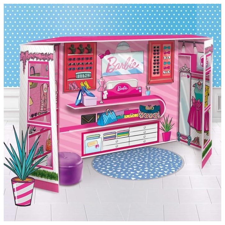 Boutique de Mode - Kit Créatif - LISCIANIGIOCHI - BARBIE - Poupée, Tissus et Accessoires