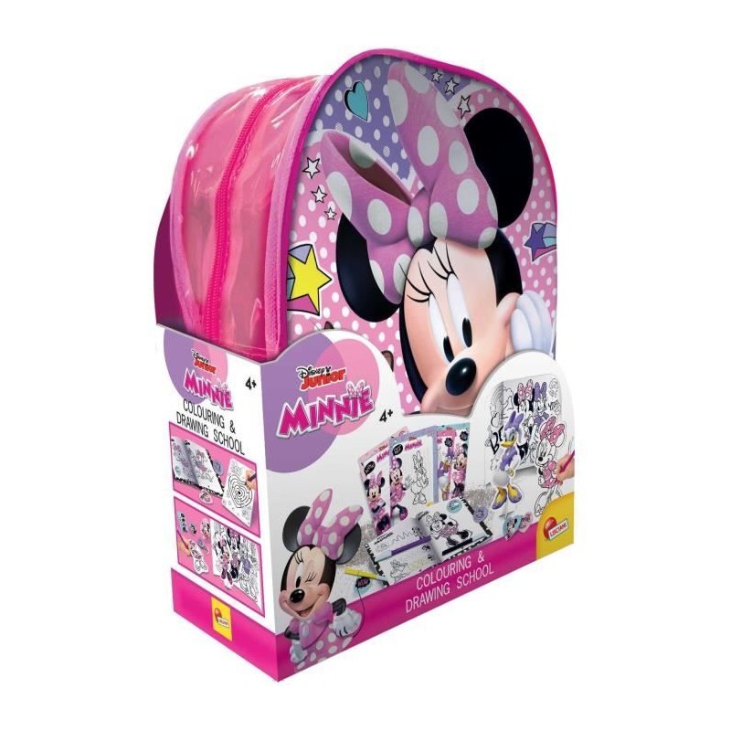 Sac a dos école de dessin et de coloriage - LISCIANIGIOCHI - MINNIE -