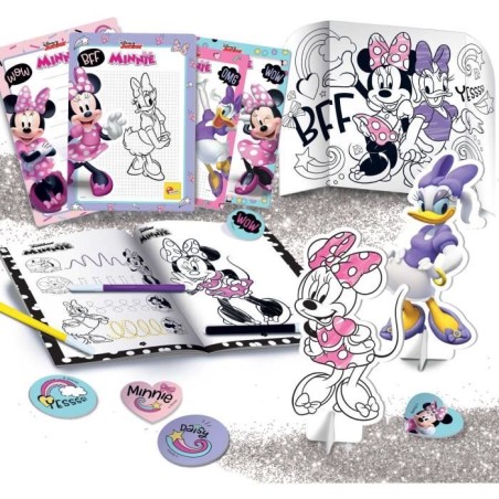 Sac a dos école de dessin et de coloriage - LISCIANIGIOCHI - MINNIE - Pages de Coloriage, Matériel Créatif