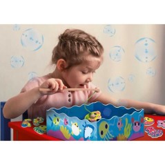 Peche a la ligne - Jeu Montessori - MONTESSORI BOIS - Peche Magnétiqu