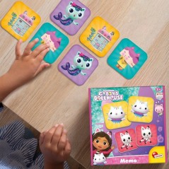 Gabby's Dollhouse Memo - Jeu de mémoire - LISCIANI - Univers Gabby's