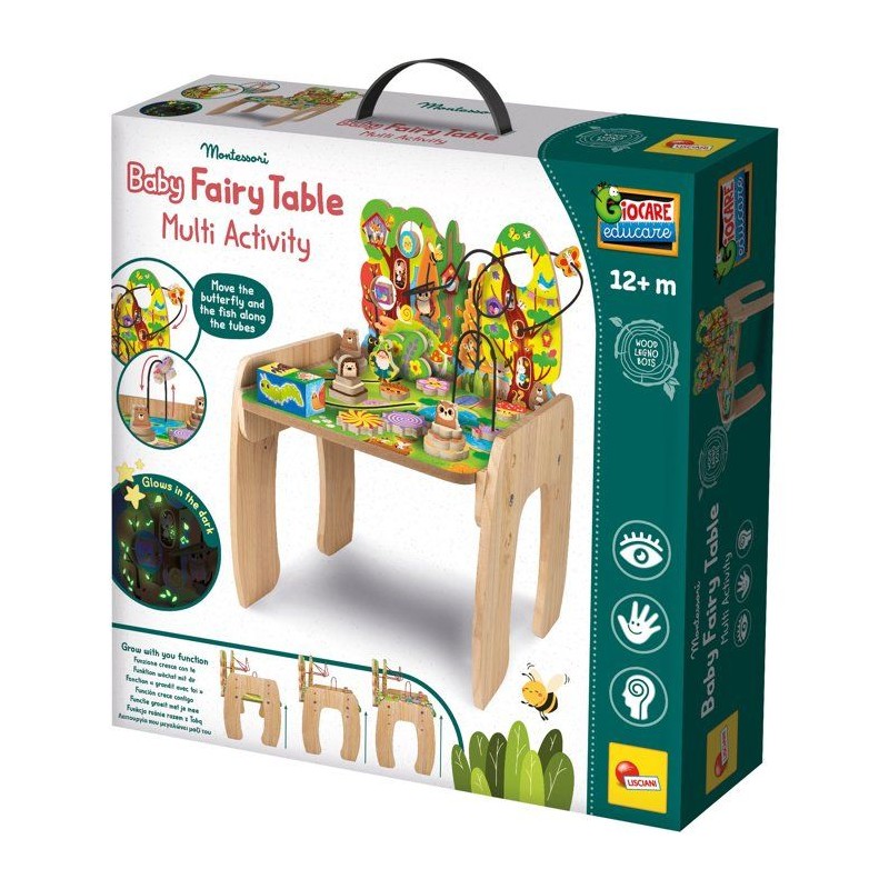 Jouer et Apprendre Table Multi-Activités Fée des Bois - Table d'acti