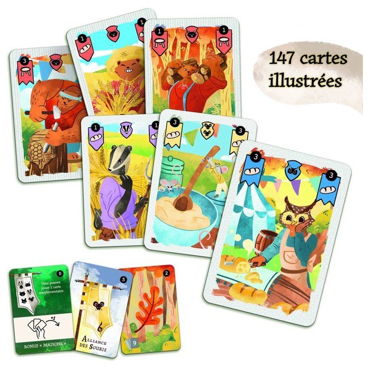 Clash d'Automne - Jeu de cartes stratégique - LISCIANI - Univers forestier Clash d'Automne - Jeu de cartes stratégique - LISCIANI - Univers forestier