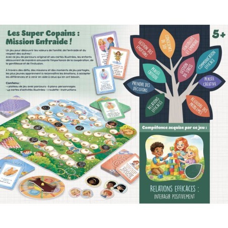 Life Skills Le Jeu de l'Amitié - Jeu de plateau coopératif - LISCIANI - Entraide et coopération