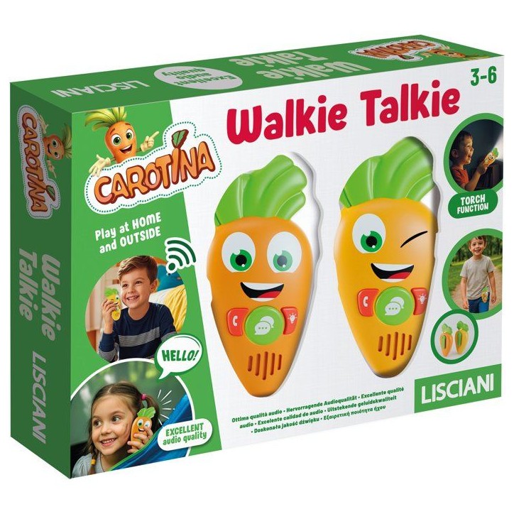 Talkie-Walkie Carotina - Jeu éducatif interactif - LISCIANI - Communication et découverte