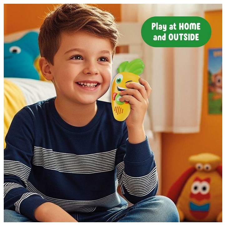 Talkie-Walkie Carotina - Jeu éducatif interactif - LISCIANI - Communication et découverte