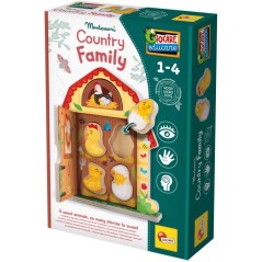 Jouer et Apprendre Famille de la Campagne - Jeu d'éveil en bois - LIS