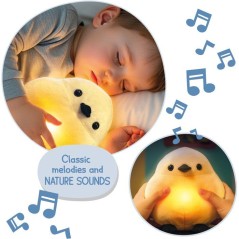 Jouer Apprendre ASMR Lampe LED Fée des Neiges - Veilleuse interactive
