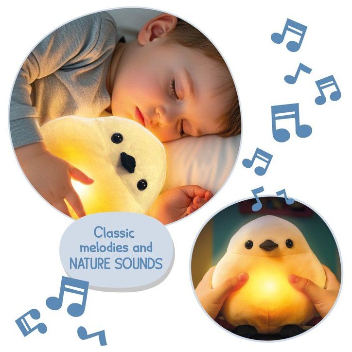 Jouer Apprendre ASMR Lampe LED Fée des Neiges - Veilleuse interactive - LISCIANI - Lumiere douce et mélodies