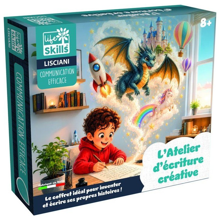 Life Skills Écriture Créative et Storytelling - Coffret éducatif - LISCIANI - Créativité et expression écrite Life Skills Écriture Créative et Storytelling - Coffret éducatif - LISCIANI - Créativité et expression écrite