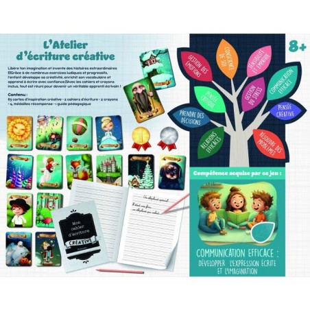 Life Skills Écriture Créative et Storytelling - Coffret éducatif - LISCIANI - Créativité et expression écrite