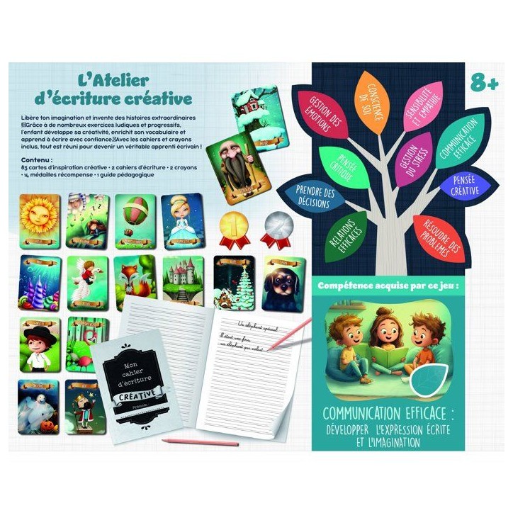 Life Skills Écriture Créative et Storytelling - Coffret éducatif - LISCIANI - Créativité et expression écrite Life Skills Écriture Créative et Storytelling - Coffret éducatif - LISCIANI - Créativité et expression écrite