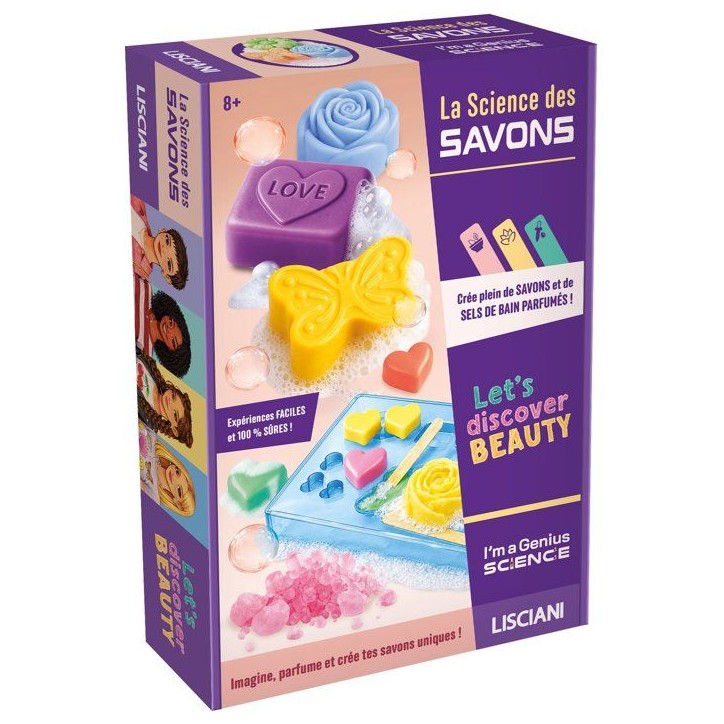 I'm A Genius La Science des Savons - Coffret scientifique - LISCIANI - Création de savons personnalisés