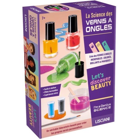 I'm A Genius La Science des Vernis - Coffret scientifique - LISCIANI -