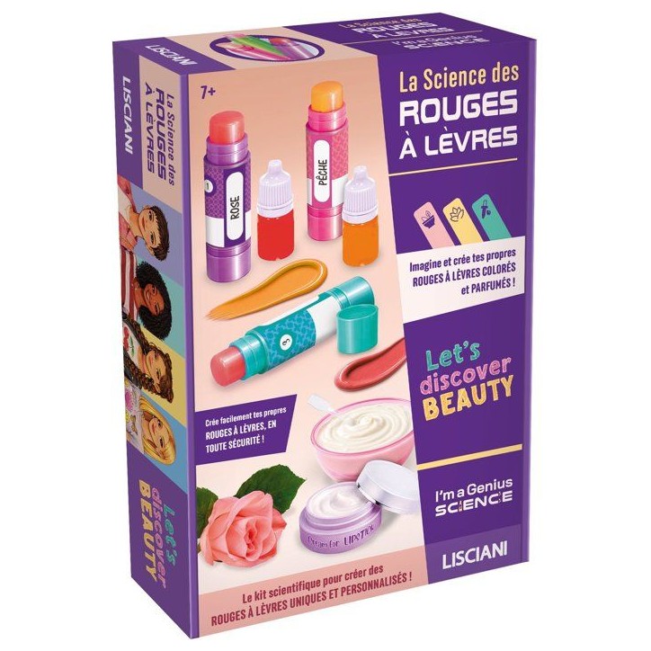 I'm A Genius La Science des Rouges a Levres - Coffret créatif - LISCIANI - Cosmétique DIY