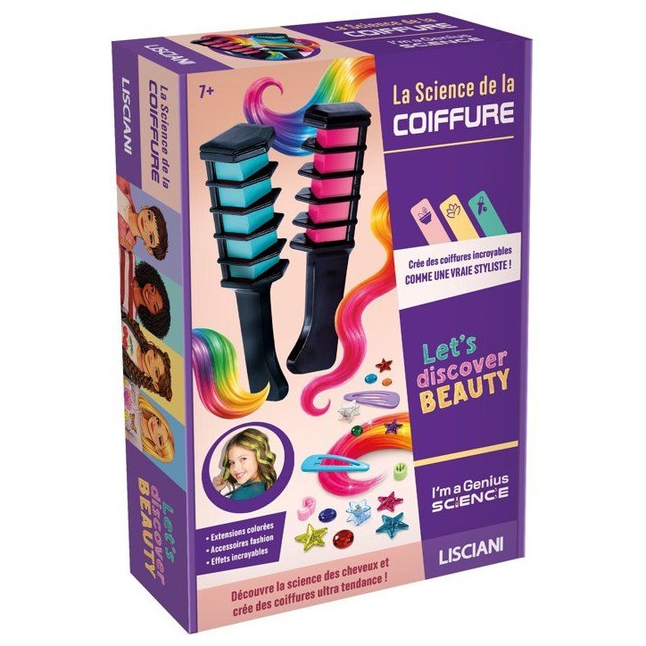 I'm A Genius La Science des Coiffures - Coffret créatif - LISCIANI - Coiffure et stylisme I'm A Genius La Science des Coiffures - Coffret créatif - LISCIANI - Coiffure et stylisme
