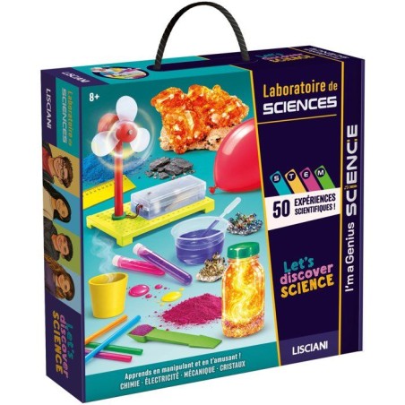 I'm A Genius Laboratoire de Sciences - Coffret scientifique - LISCIANI