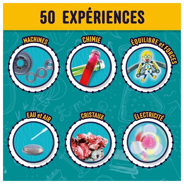 I'm A Genius Laboratoire de Sciences - Coffret scientifique - LISCIANI - 50 expériences I'm A Genius Laboratoire de Sciences - Coffret scientifique - LISCIANI - 50 expériences