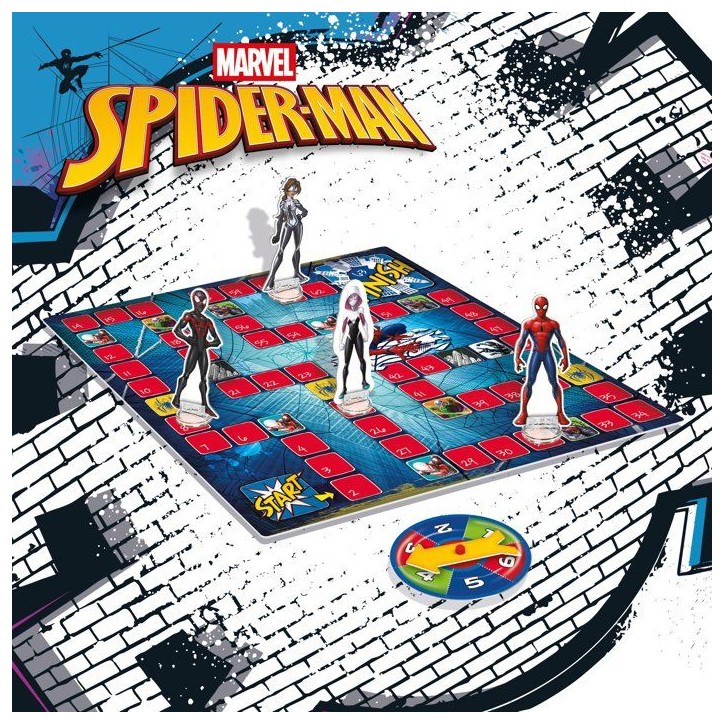 Spider-Man Super Jeu - Jeu de parcours - LISCIANI - Univers Marvel Spider-Man Super Jeu - Jeu de parcours - LISCIANI - Univers Marvel