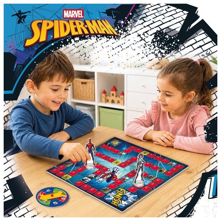 Spider-Man Super Jeu - Jeu de parcours - LISCIANI - Univers Marvel Spider-Man Super Jeu - Jeu de parcours - LISCIANI - Univers Marvel