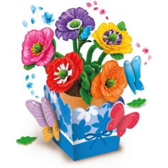 Coffret créatif - LISCIANI - Kids Art Créations Florales - Fleurs parfumées - Modelage créatif - Loisir manuel