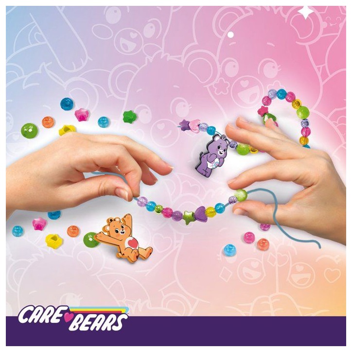 Boîte a bijoux créative - LISCIANI - Care Bears - Perles et breloques - Miroir intégré - Rangement pratique