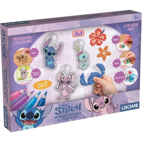 Stitch & Angel Fenetres a Décorer - Coffret créatif - LISCIANI - Vit
