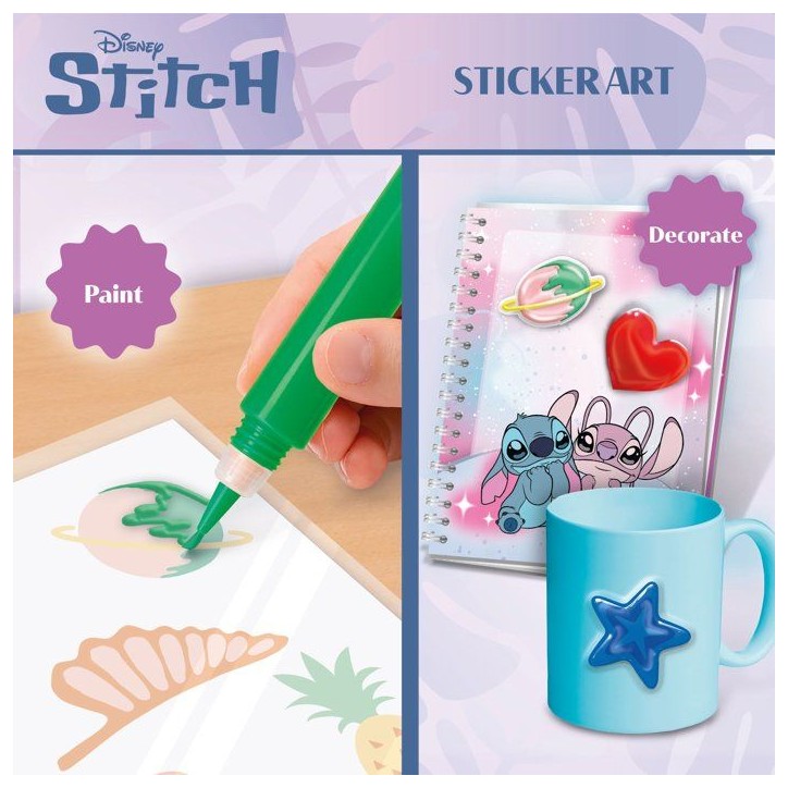 Stitch & Angel Fenetres a Décorer - Coffret créatif - LISCIANI - Vitraux décoratifs - Autocollants personnalisés Stitch & Angel Fenetres a Décorer - Coffret créatif - LISCIANI - Vitraux décoratifs - Autocollants personnalisés