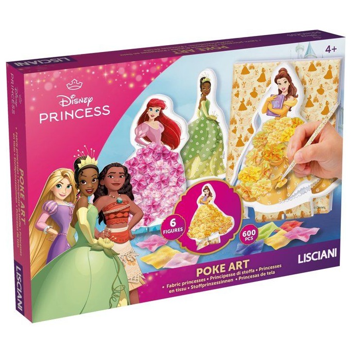 Princess Kit Tissu Créatif DIY - Atelier créatif - LISCIANI - Princesses Disney - Décoration textile