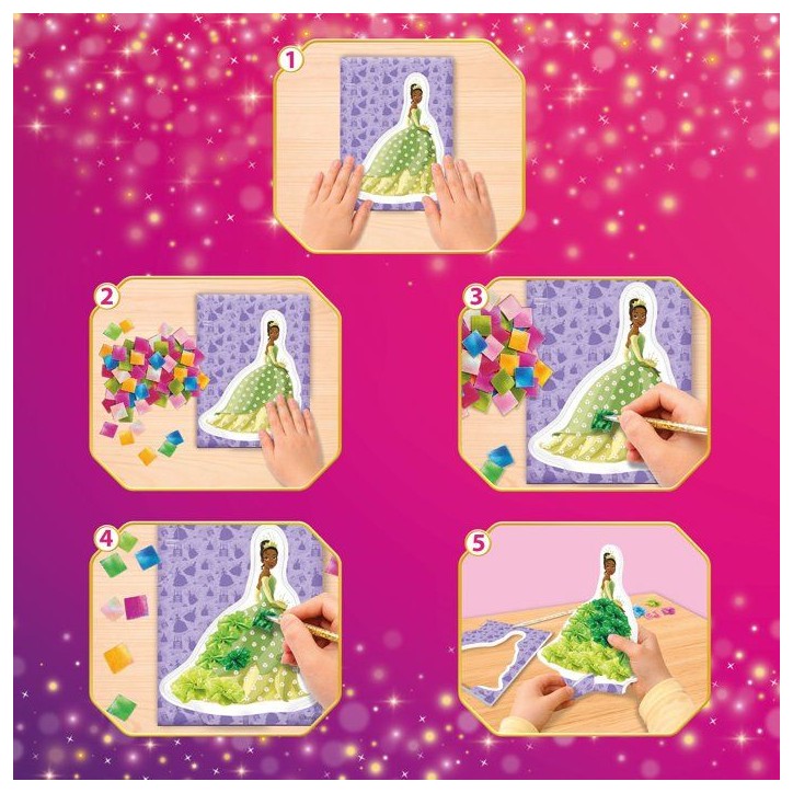 Princess Kit Tissu Créatif DIY - Atelier créatif - LISCIANI - Princesses Disney - Décoration textile
