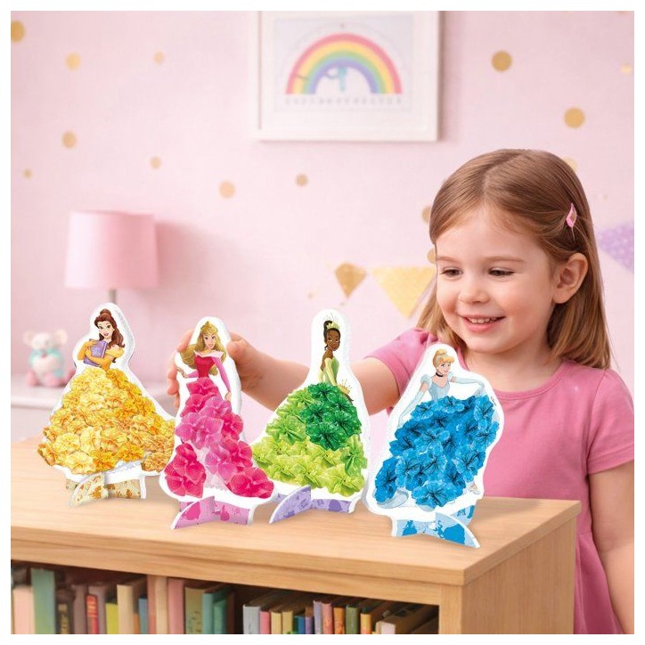 Princess Kit Tissu Créatif DIY - Atelier créatif - LISCIANI - Princesses Disney - Décoration textile