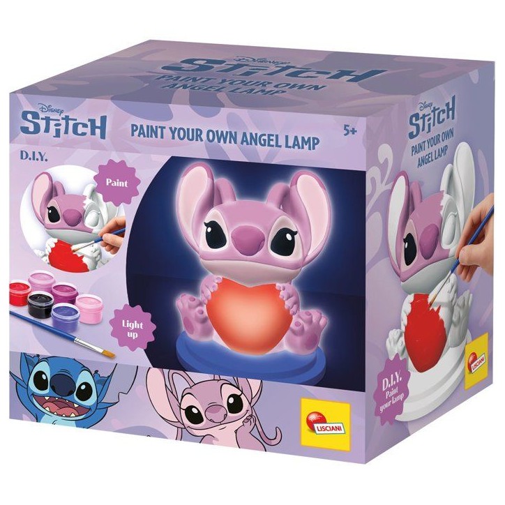 Angel Lampe a Peindre - Coffret créatif décoratif - LISCIANI - Activité artistique - Personnalisation Angel Lampe a Peindre - Coffret créatif décoratif - LISCIANI - Activité artistique - Personnalisation