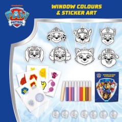 Paw Patrol Fenetres a Décorer - Coffret créatif - LISCIANI - Vitraux a suspendre - Personnages Pat' Patrouille